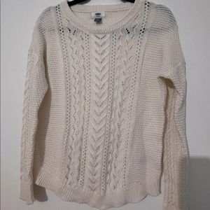 Small White Old Navy Sweater